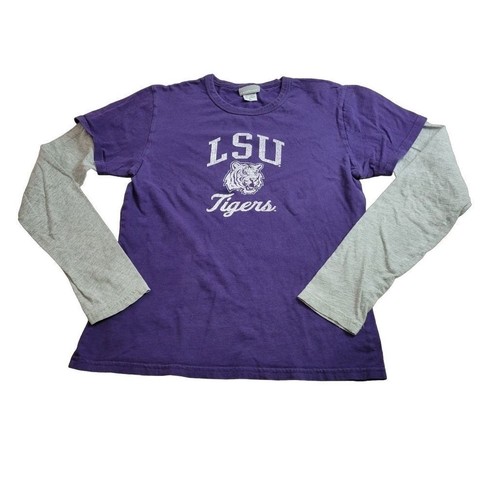 Jones & Mitchell LSU longsleeve shirt L jrs